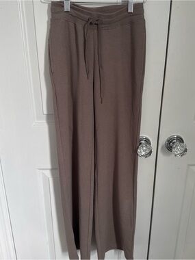 Aritzia TNA Wide-Leg Lounge Waffle Pants